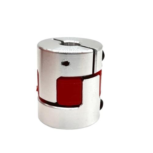 Flexibler Verbinder 1 Stück flexible Kupplung D20L25 Pflaumenkupplung zur Drehzahlregelung der Kugelumlaufspindel, ideal for Schrittmotoren und Servomotoren Klemmverlängerung(6x6mm) von Thalawirefix