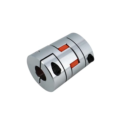 Flexibler Verbinder 2 Backen D25 L35 Koppler Aluminium Plum Flexible Wellenkupplung Anschluss 5mm 6mm 6,35mm 8mm 10mm 12mm 14mm Bohrung Koppler Klemmverlängerung(6.35x14mm) von Thalawirefix