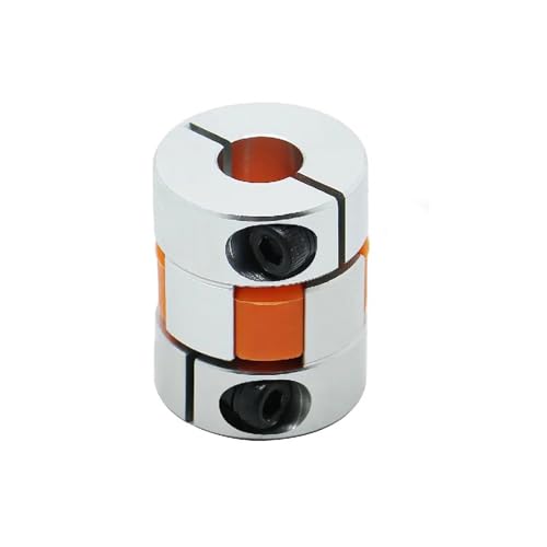 Flexibler Verbinder 2-Backen-Koppler D25 L30 Aluminium Flexible Pflaumenkupplung CNC-Welle 5 mm bis 14 mm Schrittmotor-Anschlusskoppler Klemmverlängerung(6.35x12.7mm) von Thalawirefix