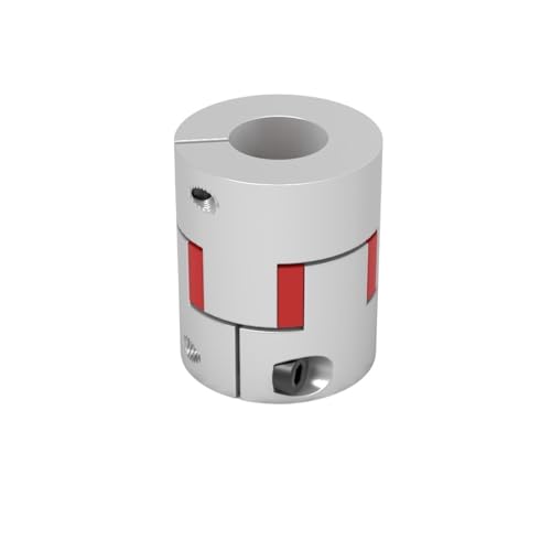Flexibler Verbinder D40 L50 Flexible 3-Backen-Kupplung, Aluminium-Pflaumenwellenverbinder, Innenloch 12 mm bis 22 mm, CNC-Motorkupplung Klemmverlängerung(19mm x 22mm) von Thalawirefix