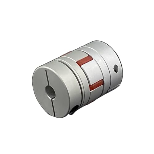 Flexibler Verbinder D40 L66 Flexible Plum Clamp Koppler 40mm Durchmesser 66mm Länge Backen Welle Kupplung Klemmverlängerung(12x12mm) von Thalawirefix