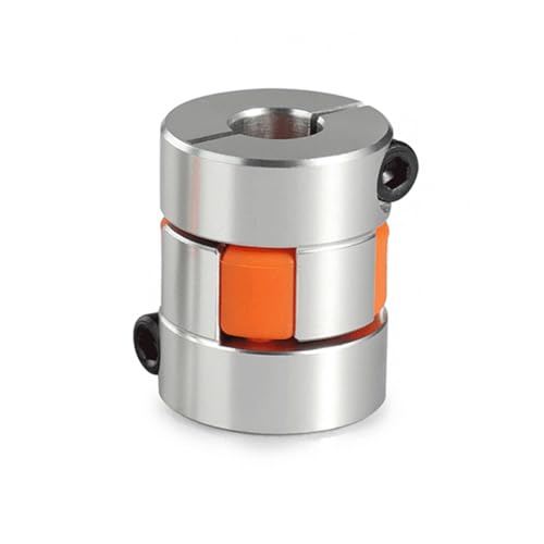 Flexibler Verbinder D40 L66 Servomotor-Wellenanschluss 3 Backen Spinne Flexible Pflaumenkupplung Schrittmotorwellen-Klauenkupplung Klemmverlängerung(8mm to 18mm) von Thalawirefix