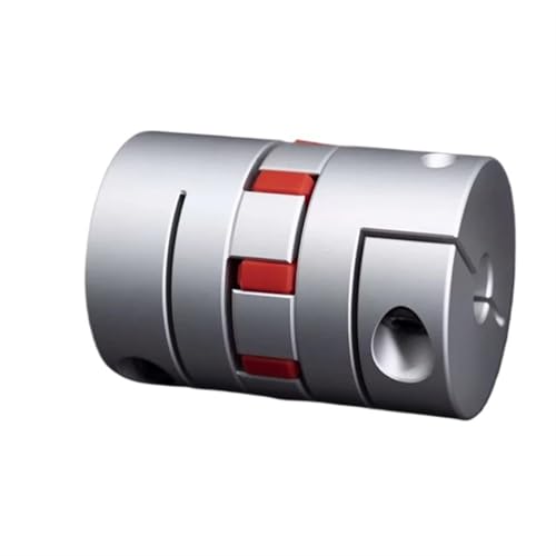 Flexibler Verbinder D65 L80 Koppler Aluminium Plum Flexible Wellenkupplung Motoranschluss 65 mm Durchmesser 80 mm Länge CNC Flexibler Koppler Klemmverlängerung(24mm to 28mm) von Thalawirefix