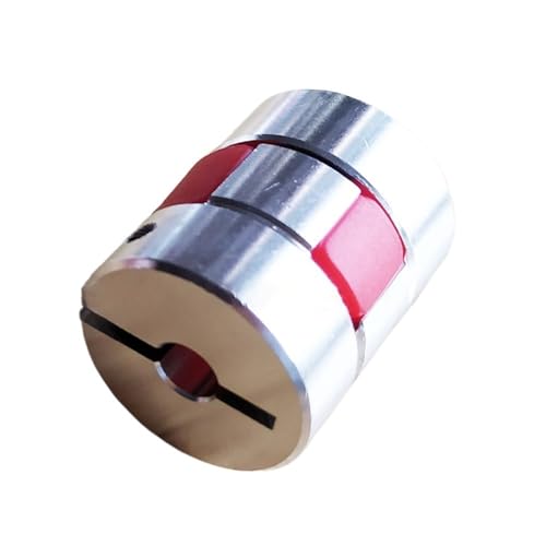 Flexibler Verbinder Flexible Wellenkupplung aus Aluminiumpflaume D25 L30 Motoranschluss 4 mm 5 mm 6 mm 6,35 mm 9,525 mm 10 mm 12,7 mm Flexibler Koppler Klemmverlängerung(4x10mm) von Thalawirefix