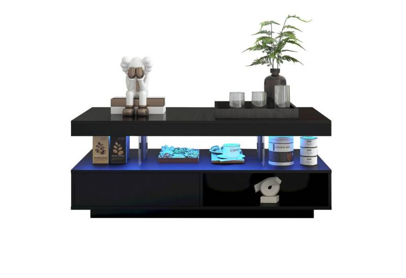 Thanaddo Couchtisch Hochglanz Couchtisch,Unterschrank im Wohnzimmer, Couchtisch von Thanaddo