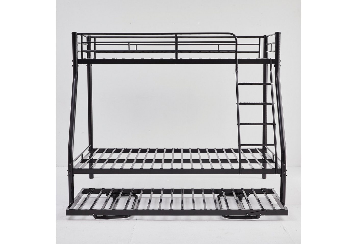 Thanaddo Etagenbett Metall-Etagenbett mit Ausziehbett, Etagenbett für Erwachsene Thanaddo Etagenbett Metall-Etagenbett mit Ausziehbett, Etagenbett für Erwachsene von Thanaddo