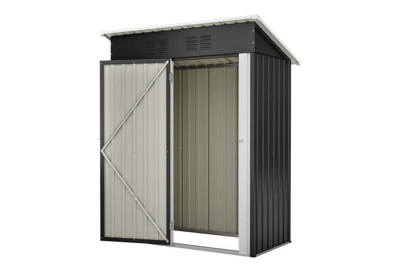 Thanaddo Gartenhaus Metall Gerätehaus Geräteschuppen Inkl. Metallfundament, (Mehr Leben im Garten), inkl. Fundament aus Metall (ohne Boden) von Thanaddo