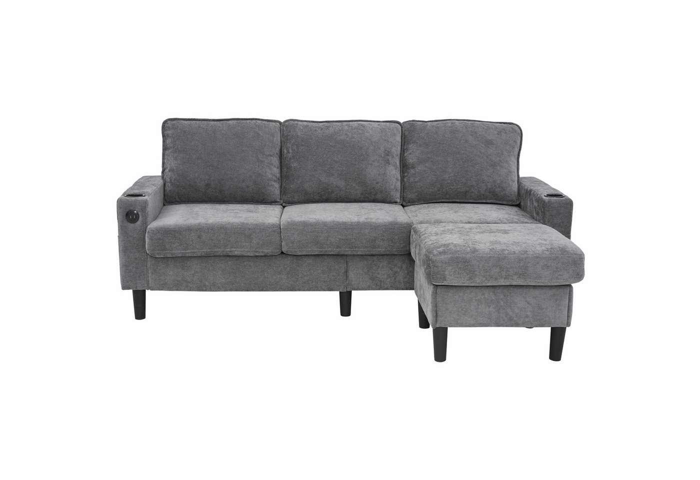 Thanaddo Loungesofa Gepolsterte Sofas & Diwane, L-förmige Schlafsofas von Thanaddo