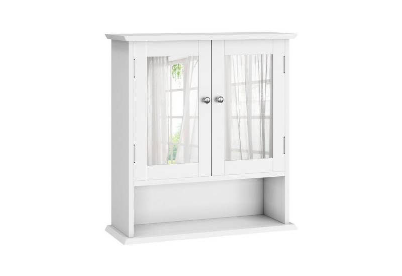 Thanaddo Spiegelschrank Badezimmerschrank mit Spiegel,Toilettenschrank in Waschküche und Küche von Thanaddo