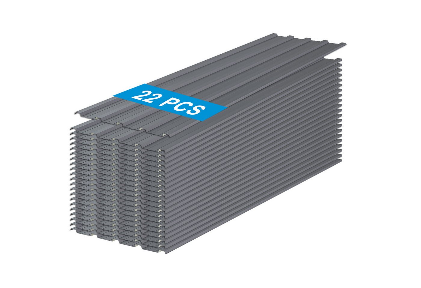 Thanaddo Trapezblech 22er Set Profilblech Trapezblech mit Schraube 10.12m² Thanaddo Trapezblech 22er Set Profilblech Trapezblech mit Schraube 10.12m² von Thanaddo