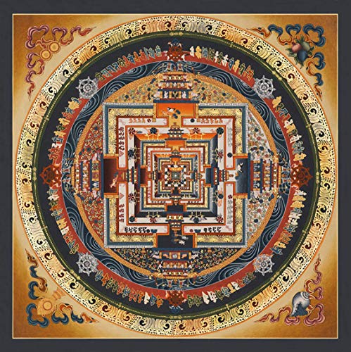 Thangka Kalachakra Mandala Druck Kunstdruck religiöses Wandbild Reproduktion 40x40 cm Thangka Kalachakra Mandala Druck Kunstdruck religiöses Wandbild Reproduktion 40x40 cm von Thangka Reproduktion