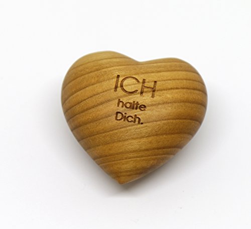 Thankgoods Holzherz Handschmeichler - Graviertes Herz aus Obstholz von Thankgoods
