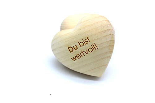 Thankgoods Sag´s mit HERZ Handschmeichler aus Zirbenholz Du bist wertvoll! Thankgoods Sag´s mit HERZ Handschmeichler aus Zirbenholz Du bist wertvoll! von Thankgoods
