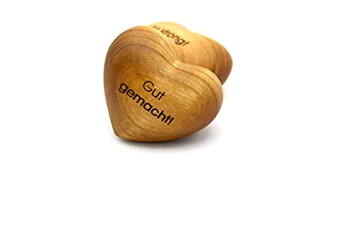 Thankgoods Sag´s mit Herz - Graviertes Handschmeichler Holzherz - Gut gemacht! - Hochwertiges Geschenk Thankgoods Sag´s mit Herz - Graviertes Handschmeichler Holzherz - Gut gemacht! - Hochwertiges Geschenk von Thankgoods