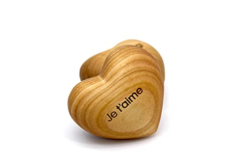 Thankgoods Herz Handschmeichler aus Obstholz – Je t’aime Gravur – Einzigartiges Geschenk Thankgoods Herz Handschmeichler aus Obstholz – Je t’aime Gravur – Einzigartiges Geschenk von Thankgoods
