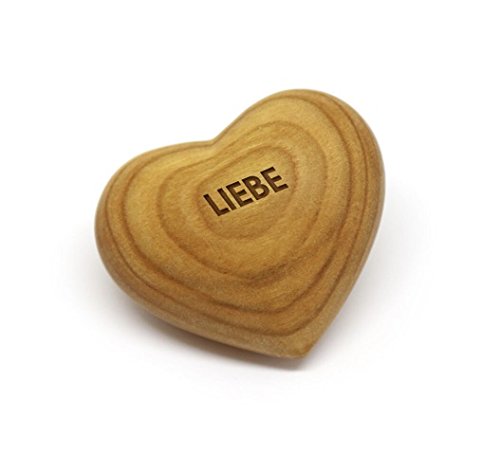 Thankgoods Sag's mit Herz – Handschmeichler aus Obstholz, poliert, Gravur 'Liebe', einzigartig und individuell Thankgoods Sag's mit Herz – Handschmeichler aus Obstholz, poliert, Gravur 'Liebe', einzigartig und individuell von Thankgoods