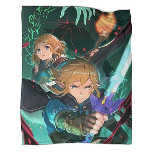 Legend Zelda Flanelldecke Flauschig Weich Und Warme Link Fleecedecke Für Bett Sofa Für Kinder Erwachsene 50x60inch(127x152cm) von TharEau