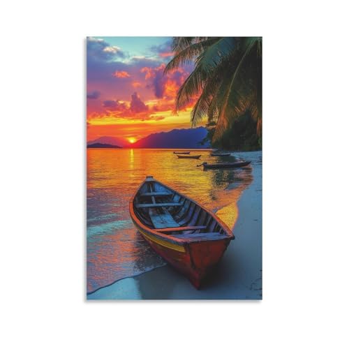 TharEau Strand Leinwandbilder Landschaft Leinwand Deko Modern Wandbilder Wohnung Deko Wasserdicht HochwerTiger Kunstdruck Für Schlafzimmer, Heimdekoration Landschaft TharEau Strand Leinwandbilder Landschaft Leinwand Deko Modern Wandbilder Wohnung Deko Wasserdicht HochwerTiger Kunstdruck Für Schlafzimmer, Heimdekoration Landschaft von TharEau