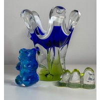 Retro 70Er Jahre Wohndekor Vintage Boho Bunte Kunst Glasvase Von Josef Hospodka Für Chribska Organic Skulptur Bowl Retro 70Er Jahre Wohndekor Vintage Boho Bunte Kunst Glasvase Von Josef Hospodka Für Chribska Organic Skulptur Bowl von That70zshop