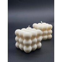 Bubble Cube Kerze | Sojakerze Handarbeit Wohndeko Bubble Cube Kerze | Sojakerze Handarbeit Wohndeko von ThatOneCandleShop