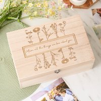Personalisierte Erinnerungsbox Für Den Muttertag, Personalisierte Aus Holz, Muttertagsgeschenke, Personalisiert, Geschenk Sie von Thatsnicethatuk
