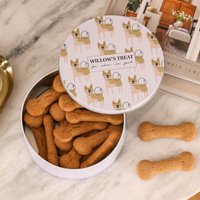 Personalisierte Hundekeks Food Storage Treat Dose Geschenk | Hundedosen Für Mama Oder Papa Personalisierbare Welpen - Hundefutterdose Zuhause von Thatsnicethatuk
