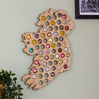 Personalisierte Irland Bierdeckel Karte Wandkunst, Sammler, Halter, Geschenk Für Bier Liebhaber, Mann Höhle Dekor, Vatertagsgeschenke von Thatsnicethatuk