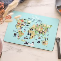 Personalisierte Kinder Karte Tischset Bord Geschenk, Benutzerdefinierte Tischset, Handgefertigt, Tischdekoration, Dinner Matte, Geschenke Für von Thatsnicethatuk