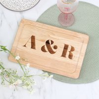 Personalisierte Paare Initialen Schneidebrett Geschenk, Personalisierte Schneidebrett, Schneidebrett-Set, Aus Holz, Geschenk Für von Thatsnicethatuk