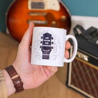 Personalisierte Rockstar Gitarre Becher Geschenk Für Zu Hause, Gitarren-Kaffee-Tasse, Keramik-Espresso-Tasse, Keramik-Tasse Mit Griff von Thatsnicethatuk