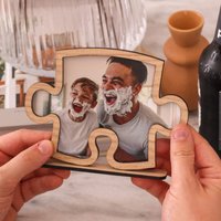 Personalisierter Vatertags-Puzzle-Rahmen, Personalisierter Fotorahmen-Geschenk, Gravierter Fotorahmen, Benutzerdefinierter Vatertags-Fotorahmen von Thatsnicethatuk