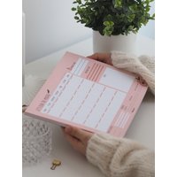 Monatsplaner | A4 Pfirsich Monatsplaner | A4 Pfirsich von ThatsyourjournalShop