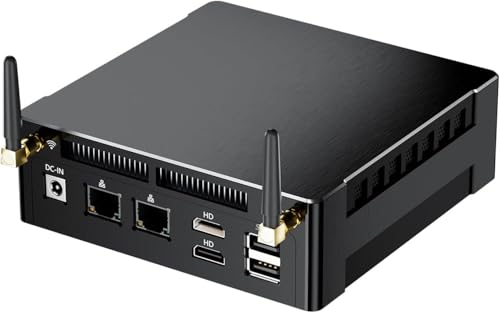 Thdeukoty AI Mini PC, AMD Ryzen 9 8945HS 8C/14T bis zu 5.2GHz, Desktop Computer Windows 11 Pro(TPM2.0), 32G DDR5 5600Mhz RAM/1T NVME M.2 SSD/HDMI/Type-c/WiFi 6E/BT 5.3/VESA von Thdeukoty
