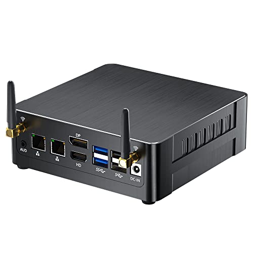 Thdeukoty Mini Computer i9-12900H, Desktop PC Windows 11 Pro, 32G RAM 1T Pcie 4.0 SSD, Dual LAN WiFi 6E Bluetooth 5.3 für Home Business, DP/HDMI/Typ-C-Dreifachdisplay, VESA von Thdeukoty
