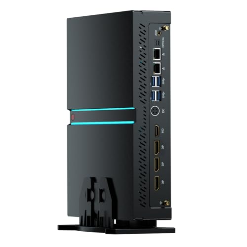 Thdeukoty Mini Gaming PC Core i9-14900F (bis zu 5,8 GHz) mit RTX4060, Desktop-Computer Win 11 Pro, 64 GB DDR5 RAM/2T M.2 SSD/WIFI6E/BT5.3/Dual LAN/USB 3.2/8K HDMI DP, Vier Displays für Spiel/Design von Thdeukoty