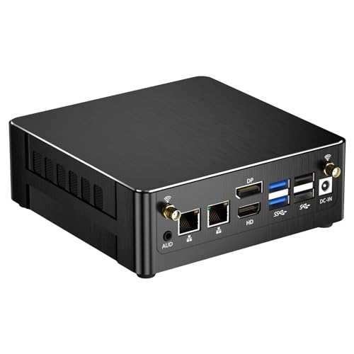 Thdeukoty Mini PC i9-13900H, 14C/20T 5.4 GHz, 64 GB RAM, 2T PCIE 4.0 SSD, Desktop Computer Windows 11 Pro (TPM2.0), 2.5G+1G LAN, WiFi6E, BT5.3, DP/HDMI/Typ-C-Dreifachdisplay, VESA von Thdeukoty