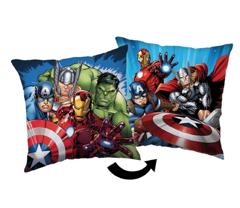 The AVENGERS Dekokissen Kopfkissen (1 Stück) Premium Dekokissen mit beidseitigem Digitaldruck von The AVENGERS