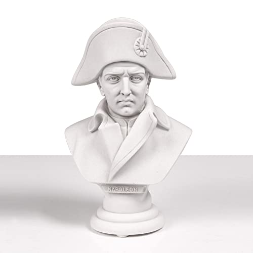 Napoleon Bonaparte Büste Skulptur klein 16 cm Guss Marmor Skulptur von The Ancient Home