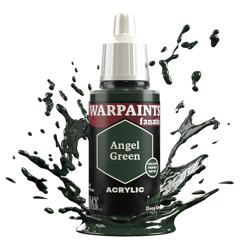 The Army Painter, Warpaints Fanatic Angel Green Single Acrylics Miniature Hobby Painting, Quality Paint for Miniature Wargaming The Army Painter, Warpaints Fanatic Angel Green Single Acrylics Miniature Hobby Painting, Quality Paint for Miniature Wargaming von The Army Painter