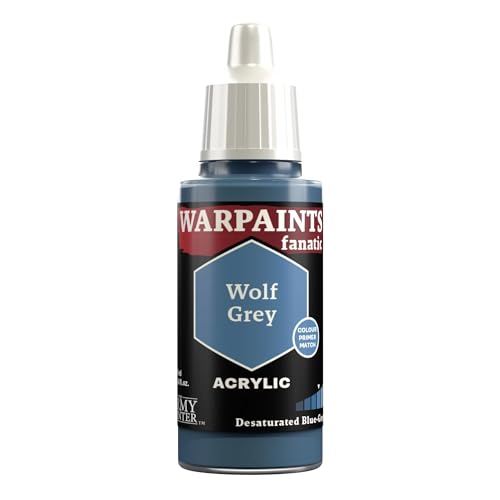 The Army Painter, Warpaints Fanatic Wolf Grey Single Acrylics Miniature Hobby Painting, Quality Paint for Miniature Wargaming von The Army Painter