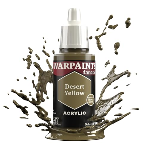 The Army Painter Browns & Neutrals Warpaints Fanatic Acrylfarben, 18 ml, Wüstengelb von The Army Painter