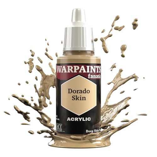 The Army Painter, Warpaints Fanatic Dorado Skin Single Acrylics, Miniatur-Hobby-Malerei, Qualitätsfarbe für Miniatur-Wargaming von The Army Painter