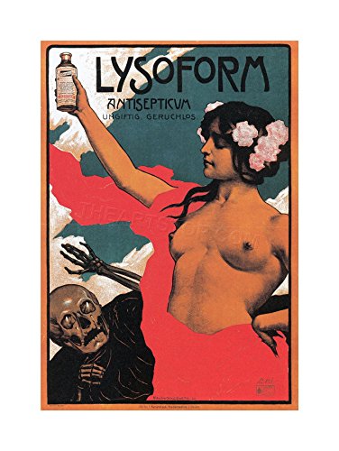 The Art Stop AD LYSOFORM Antiseptic Germany Framed Print F12X3086 von The Art Stop