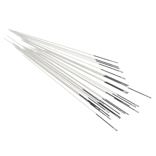 The Beadsmith ColorEYES Perlennadeln, Größe 10, 1 Packung (25 Nadeln), schwarz gefärbte Spitze zur einfachen Identifizierung der Größe von The Beadsmith