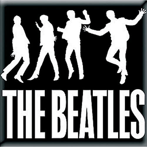 The Beatles Kühlschrankmagnet Jump band logo Nue offiziell 76mm x 76mm von The Beatles
