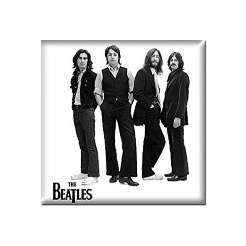 The Beatles White Iconic Image Fridge Magnet von The Beatles