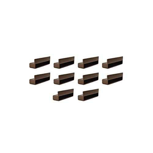 100 mm Lattenhalter-Kappen für Holzrahmen, 25 mm tief, 10 Stück von The Bed Slats Company