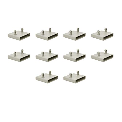 Lattenhalter für Metallrahmen, 53 mm, 2 Zinken, 10 Stück von The Bed Slats Company