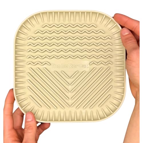 The Better Cat Anti Schling Napf für Katzen aus Recyceltem Silikon Slow Feeder Fressnapf für Katzenfutter von The Better Cat