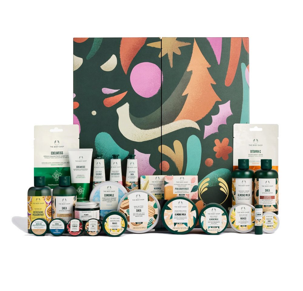 The Body Shop Adventskalender The Body Shop Ultimate Beauty Adventskalender 2025 – 25 Highlights (25-tlg), Luxus-Adventskalender mit Originalgrößen & Bestseller-Produkten von The Body Shop